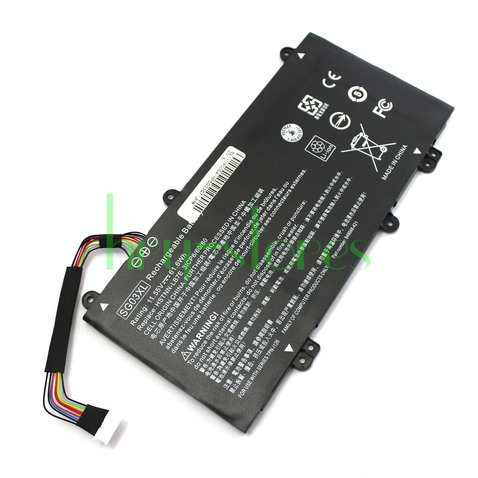 New SG03XL Laptop Battery for HP Envy 17-U011NR M7-U 849315-850 HSTNN-LB7F