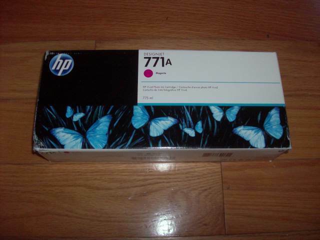2021 GENUINE HP #771A Magenta 775ml Cartridge B6Y17A DESIGNJET Z6200 SEALED