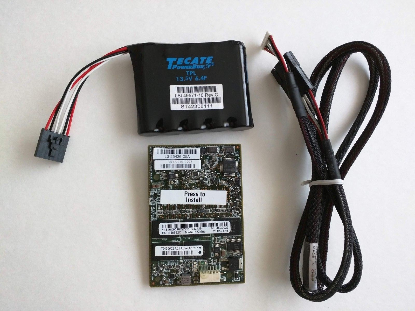 IBM SERVERAID M5100 1GB FLASH / RAID 5, 81Y4559 / FRU 46C9029 / 81Y4579 /90Y7310