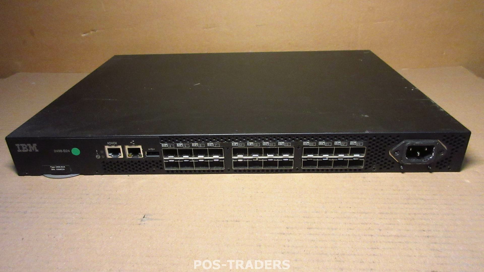 IBM 2498-B24 System Storage SAN24b 8GB 24 Port SFP Fibre Channel Switch