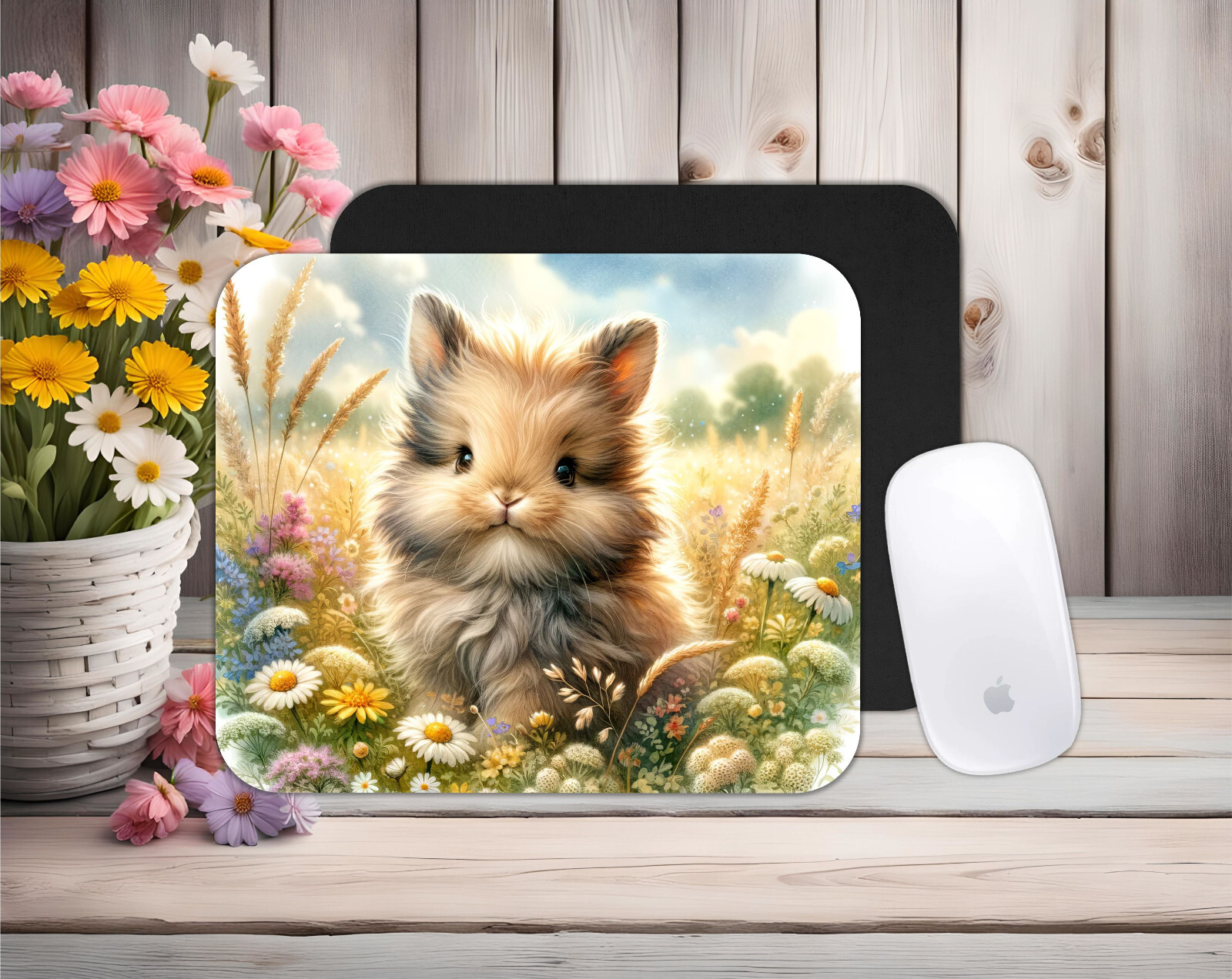 Bunny themed neoprene PC/laptop Mouse Pad, CHOICE, , gifts, Easter