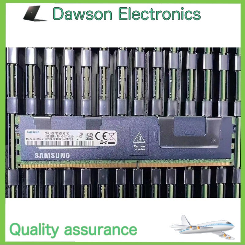 SAMSUNG 64GB DDR4 2400 2S2Rx4 PC4-19200 M393A8K40B21-CTC 288pin Server RDIMM RAM