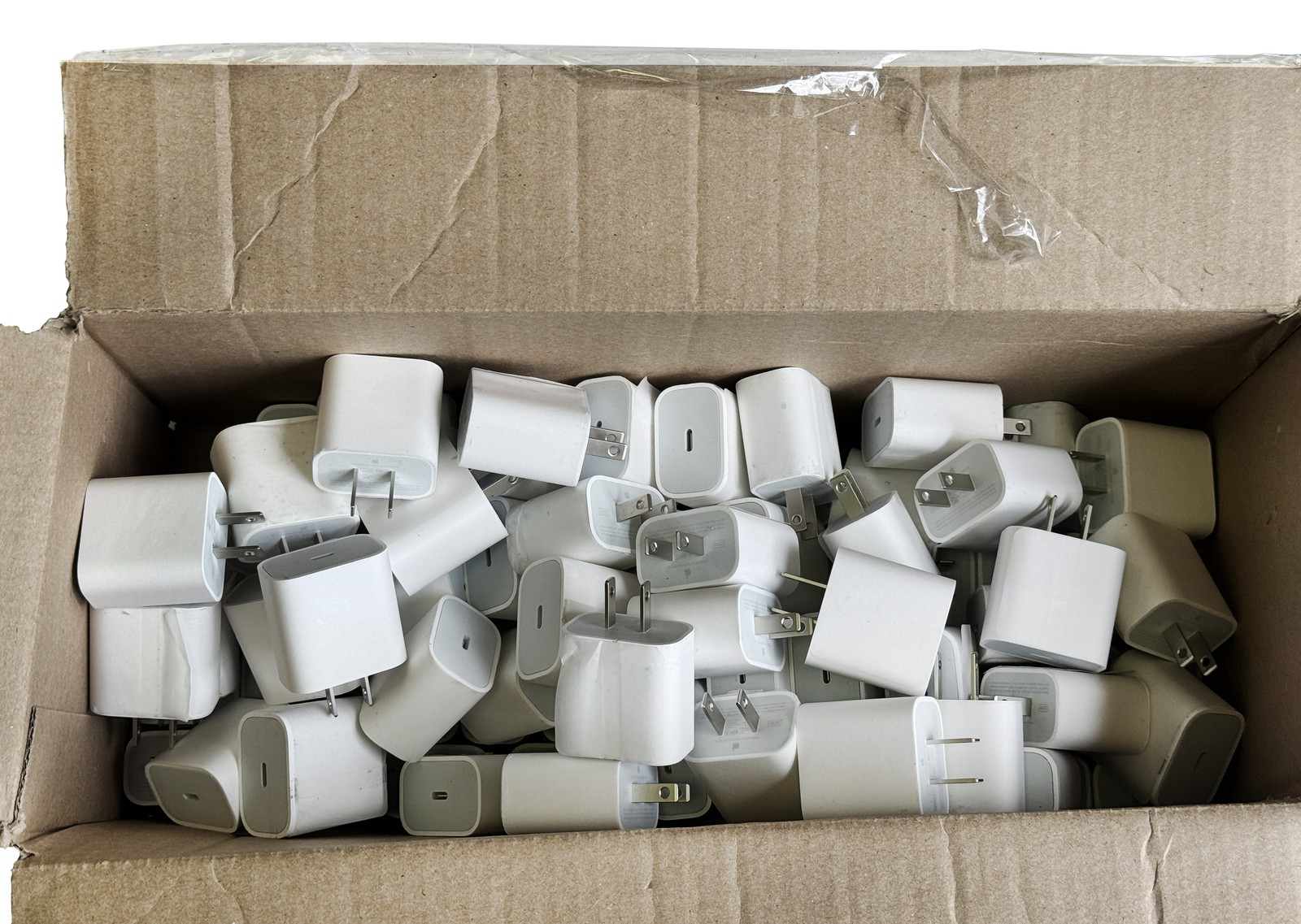 Lot of 100 New Genuine Apple A2305 20W USB-C Power Adapter Wall Charger White