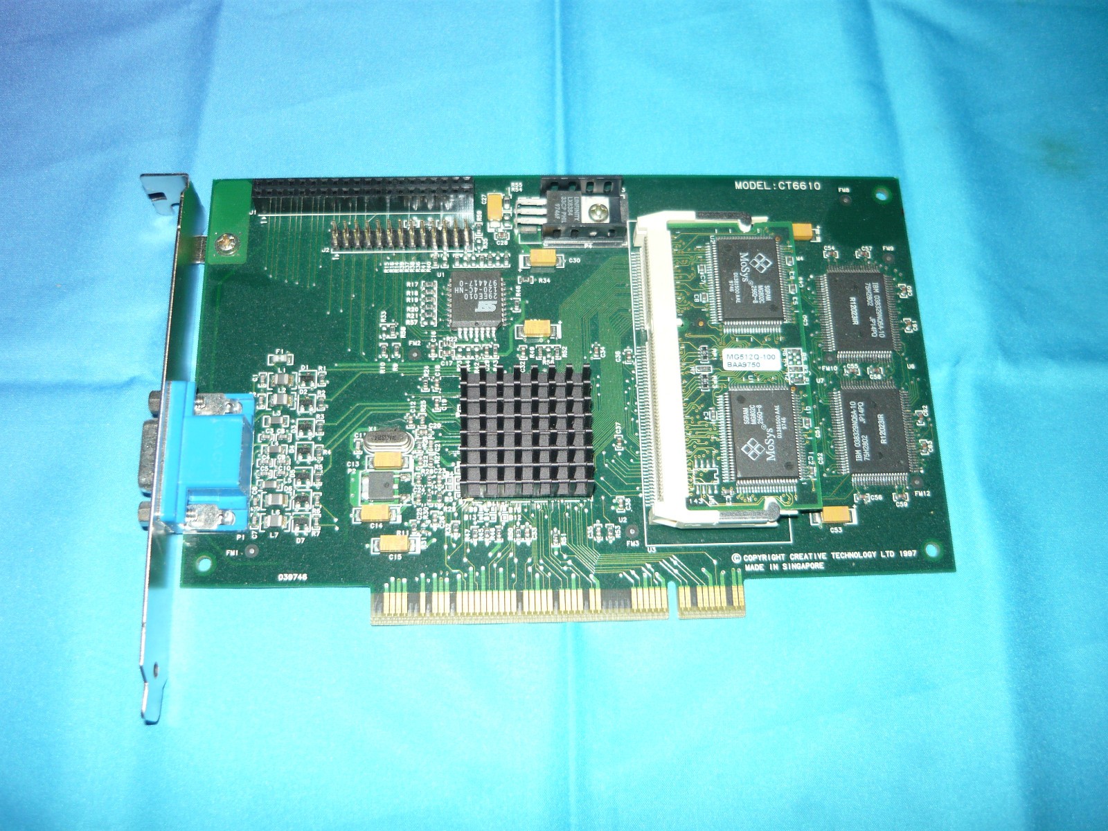 Vintage Creative Graphics Blaster Extreme PCI 4MB 3Dlabs Permedia 2 Used