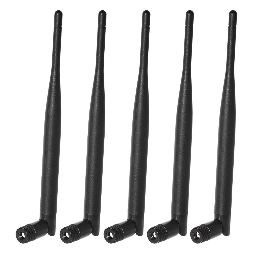 5-Pack Dual Band 2.4GHz 5GHz 6dBi RP-SMA WiFi Antenna for WiFi Range Extender