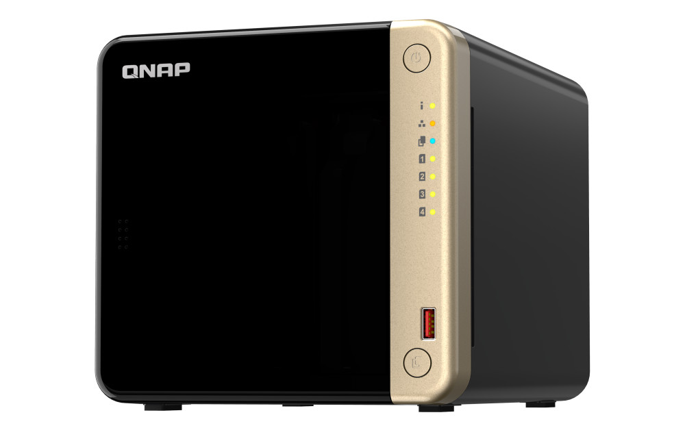 QNAP TS-464 4 bays SATA 6Gb/s RAM 8 GB 2.5 Gigabit Ethernet iSCSI NAS server