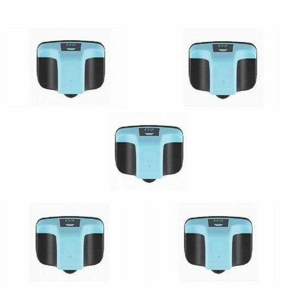 5 Light Cyan HP02 XL Compatible Ink Cartridge for HP 02XL HIGH CAPACITY HP 02 XL