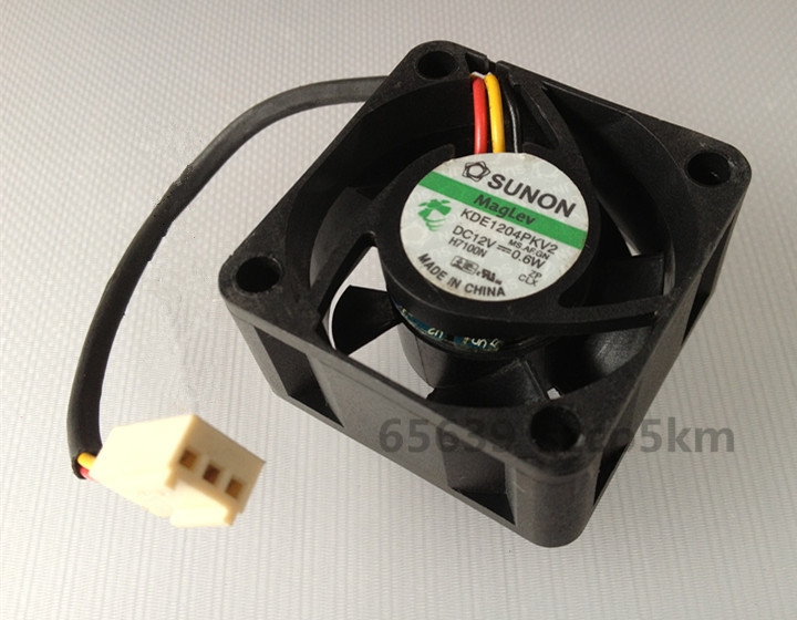 SUNON Maglev KDE1204PKV2 4020 40x40x20mm 12V 0.6W 3 Wire Silent Cooling Fan