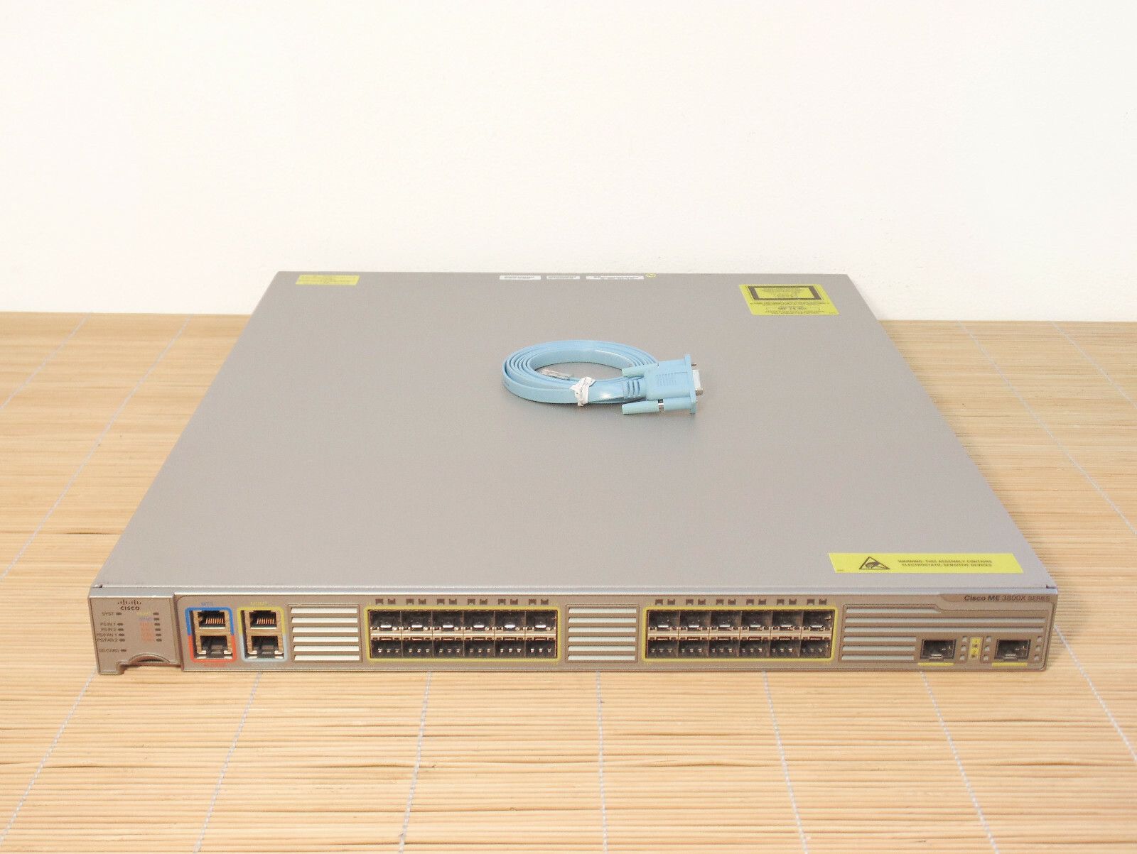 Cisco ME-3800X-24FS-M 24 SFP ports 2x10 Ethernet SFP+ L-ME3800X-E Chassis Only  