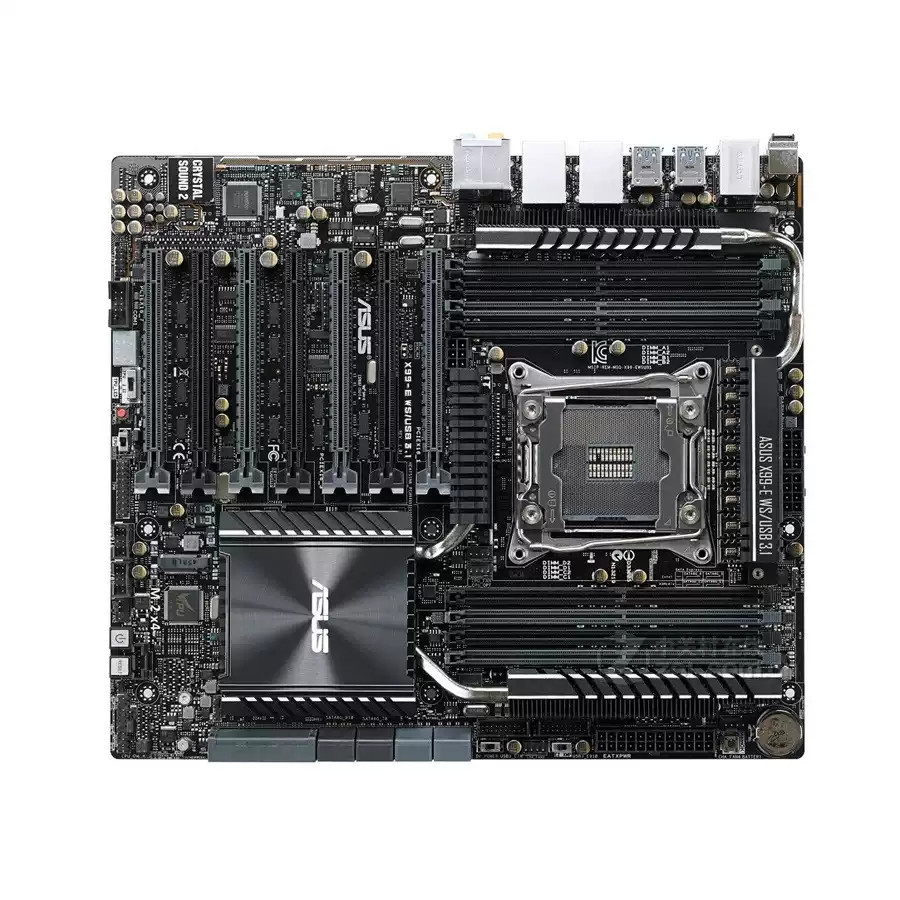 Asus x99-e ws/usb3.1 motherboard lga2011-v3 ATX ddr4 and I/O shield DDR4 XMP SLI