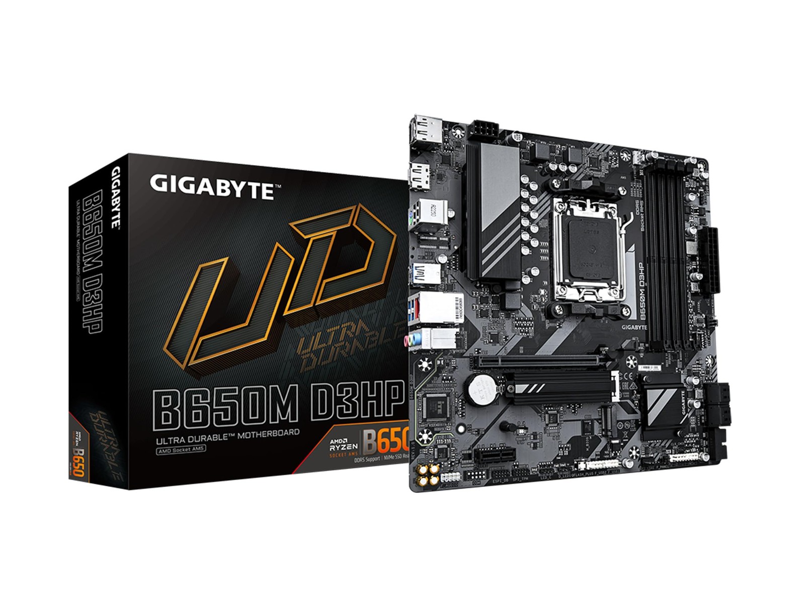 AM5 B650 Micro ATX Motherboard DDR5 PCIe 4.0 M.2 USB C 2.5GbE LAN
