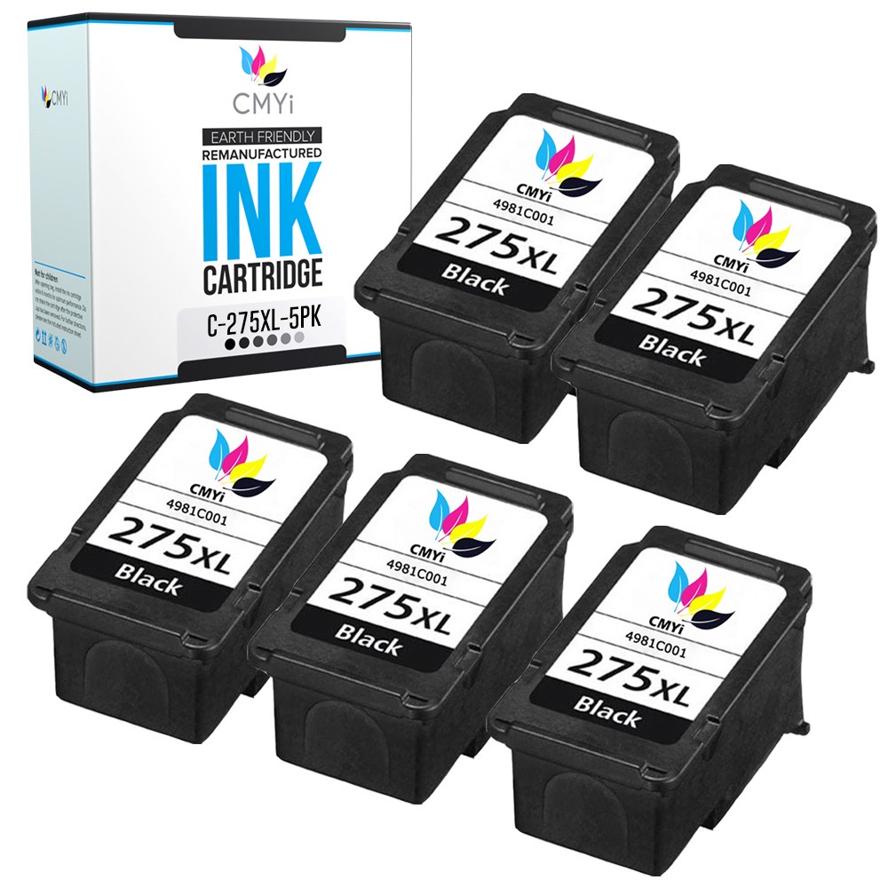 Compatible Canon PG275XL Ink Cartridges 5PK for PIXMA TR4720, TR4722, TS3520