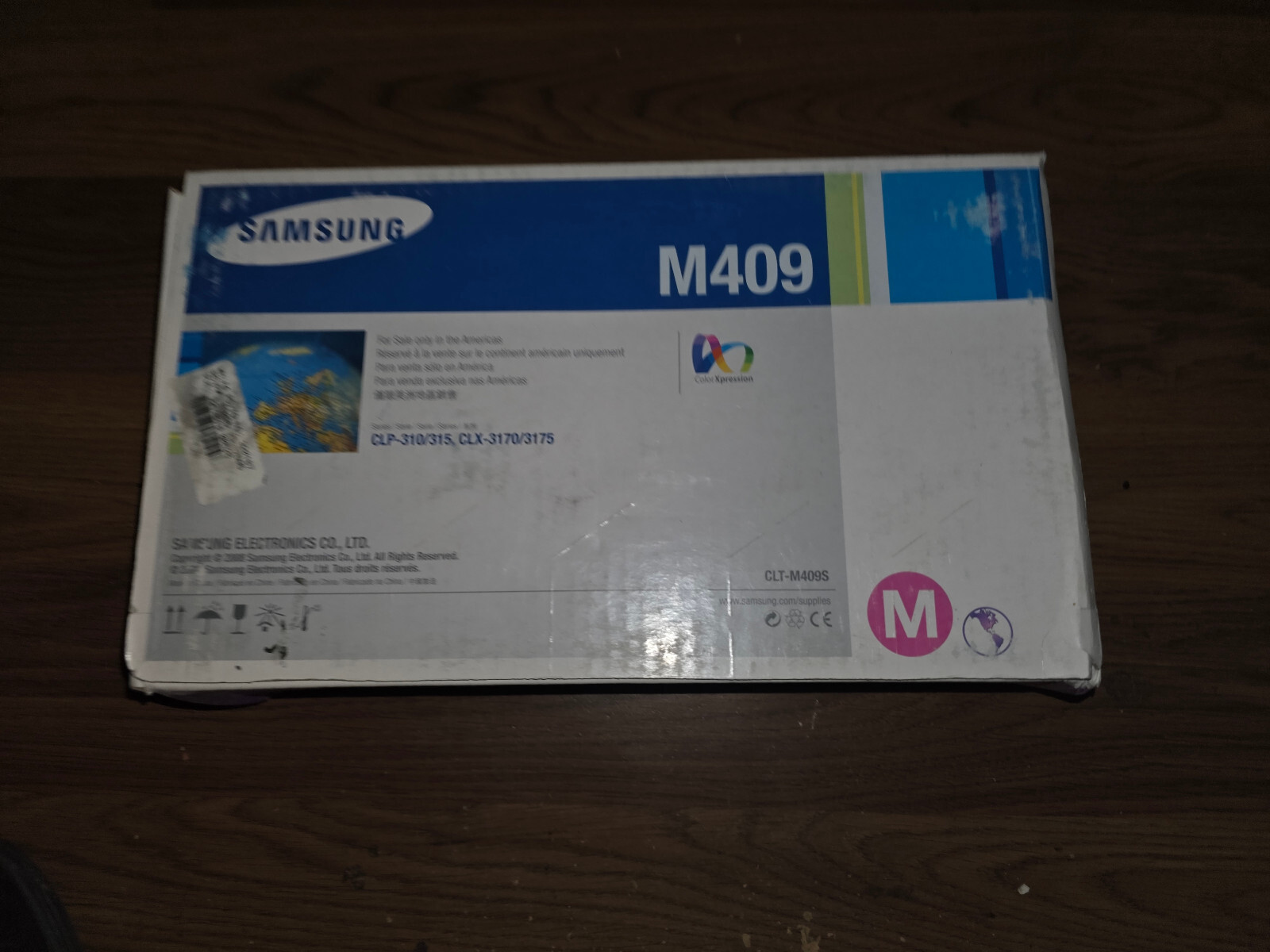 [NEW] Genuine Samsung M409 Magenta Toner Cartridge NOS