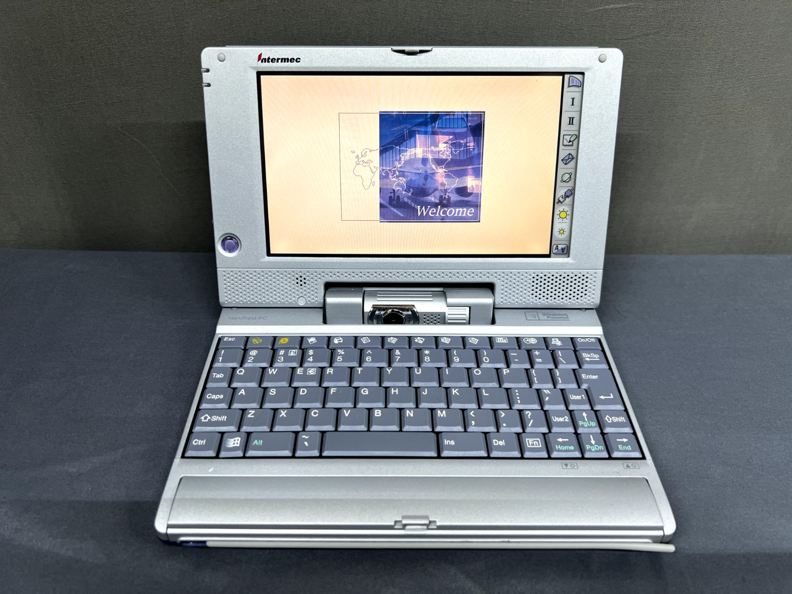 Intermec 6651 Handheld Touch Laptop Windows CE 2000 Tested Working Vintage