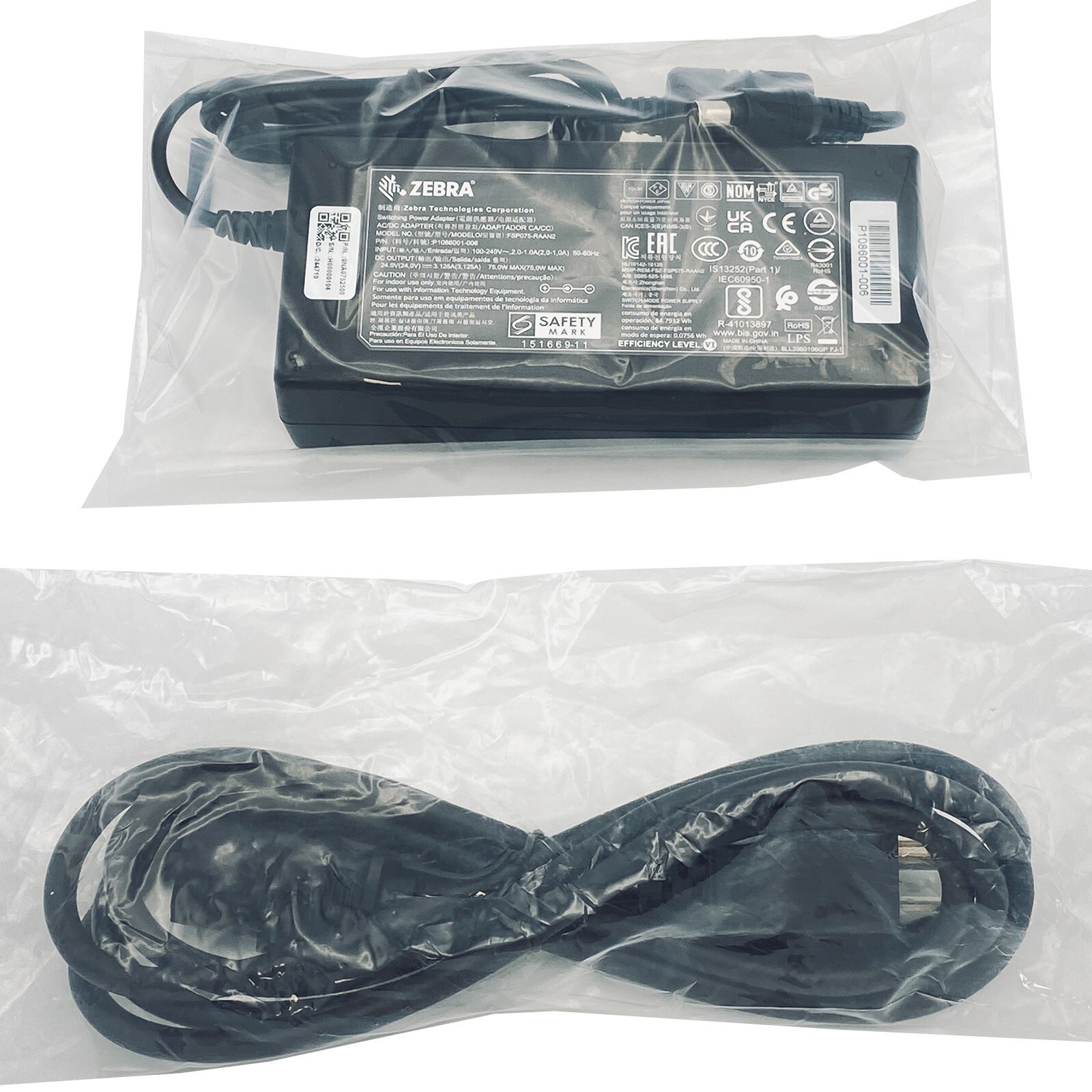 NEW Genuine Zebra AC Adapter For Label Printers GK420d GK420t GX420d GX430t