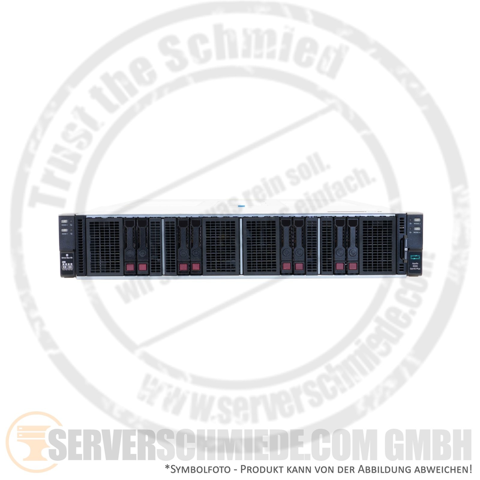 HP Apollo n2600 Gen10+ Plus 4-Node Blade Server 8x SFF U.3 4x XL220n P19878-B21
