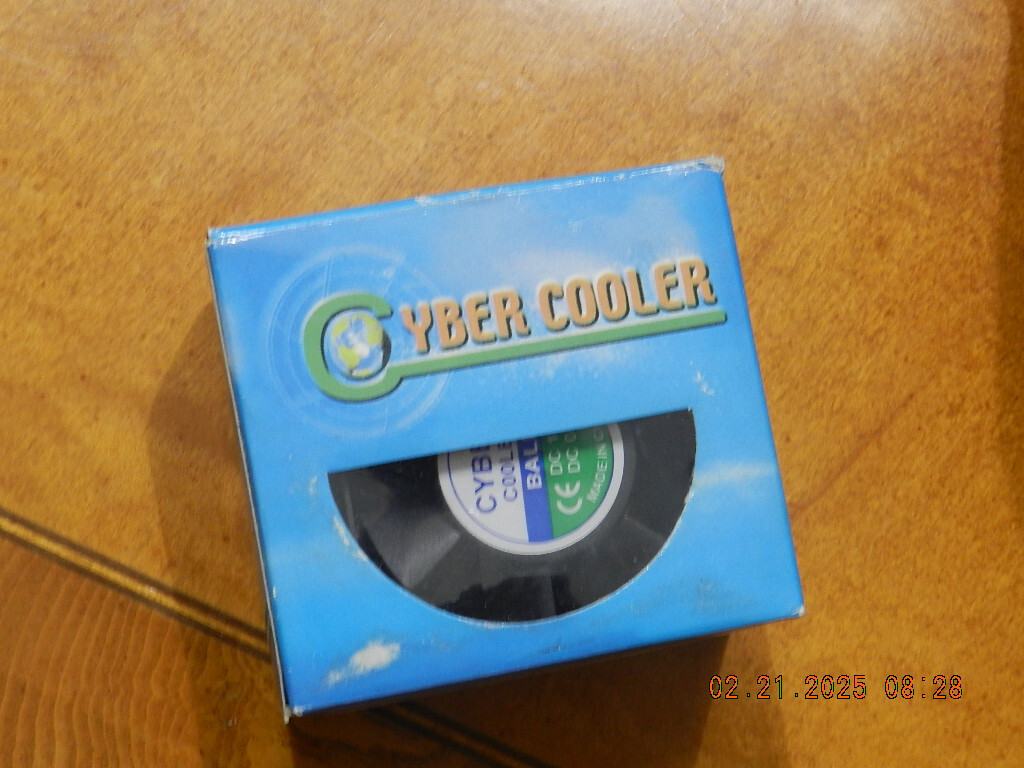 Vintage Cyber Cooler Ball bearing CPU Cooler 