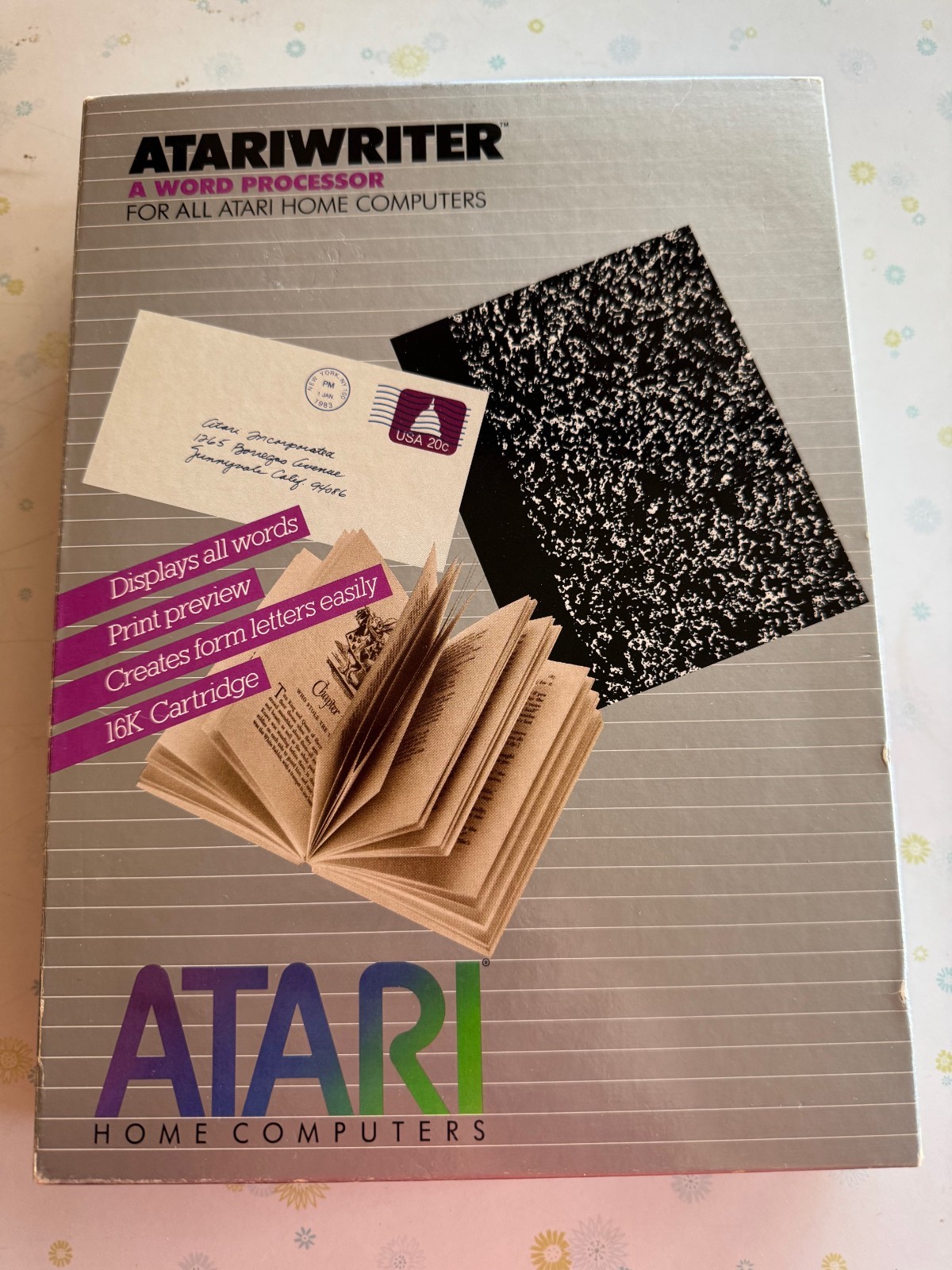 AtariWriter Word Processor Cartridge for Atari 8-bit Computers