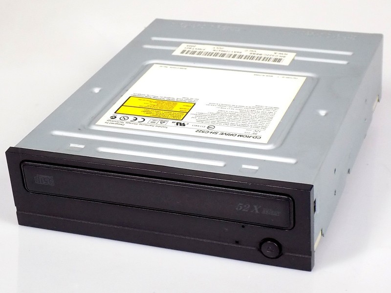 Toshiba Samsung SH-C522C/BEBEBE IDE ATAPI CD-ROM Drive Drive Black Bezel 1A