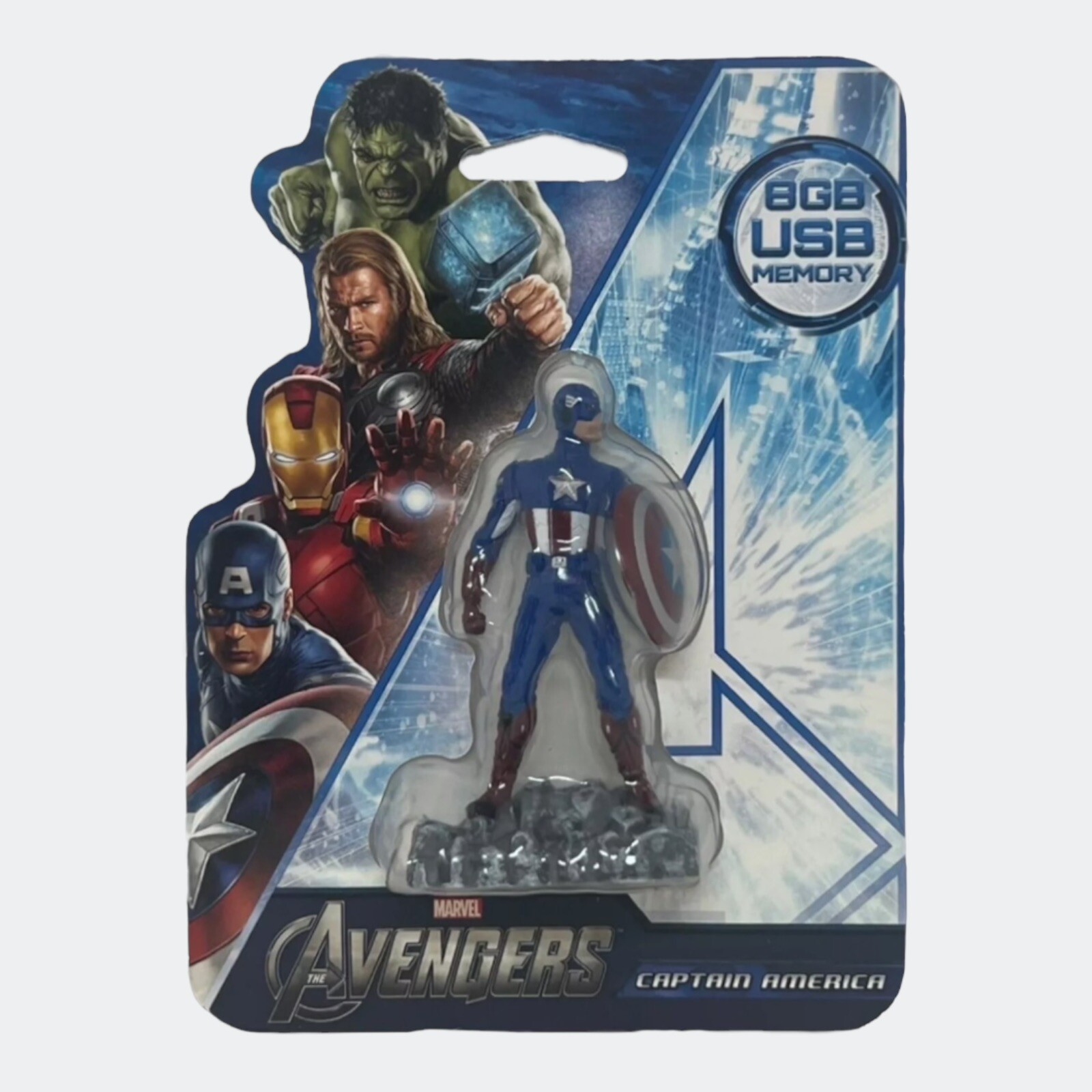 Marvel Avengers (Captain America) 8GB USB Type-A Memory Stick, 2012 - Brand New