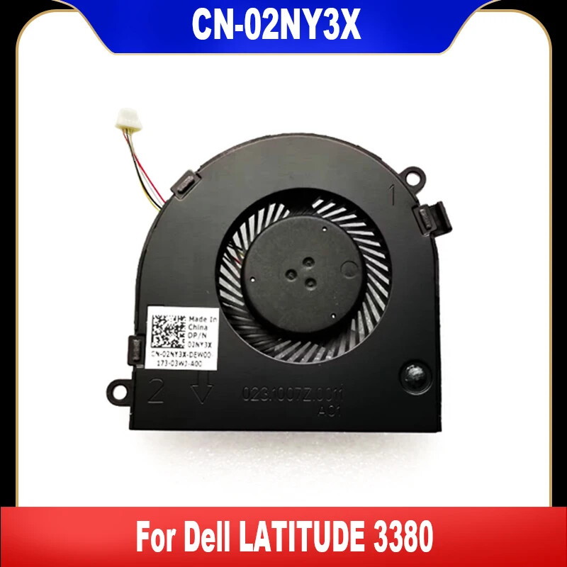 02NY3X New Original For Dell Latitude 3380 Laptop Cooling Fan Coole Radiator