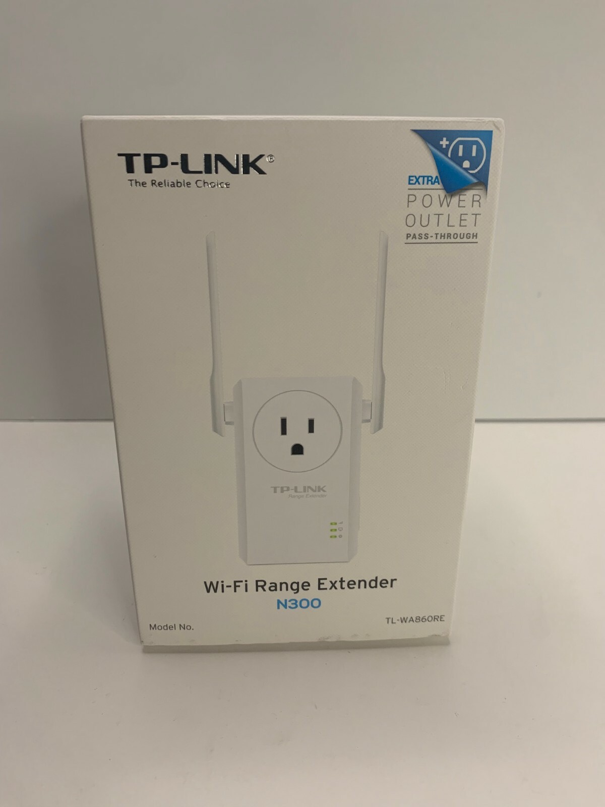 TP-LINK 300Mpbs Wi-Fi Range Extender Power Outlet Pass-though TL-WA860RE N300