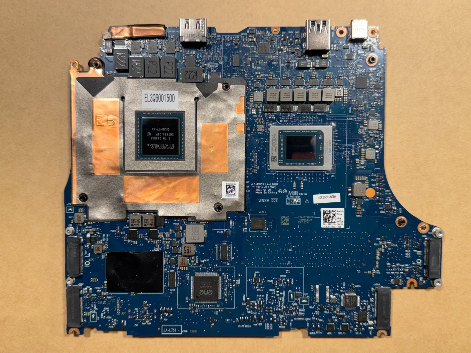 NEW Dell Alienware M17 R5 Motherboard RYZEN 9 6900HX Nvidia RTX3080 8PTJX 59Y57
