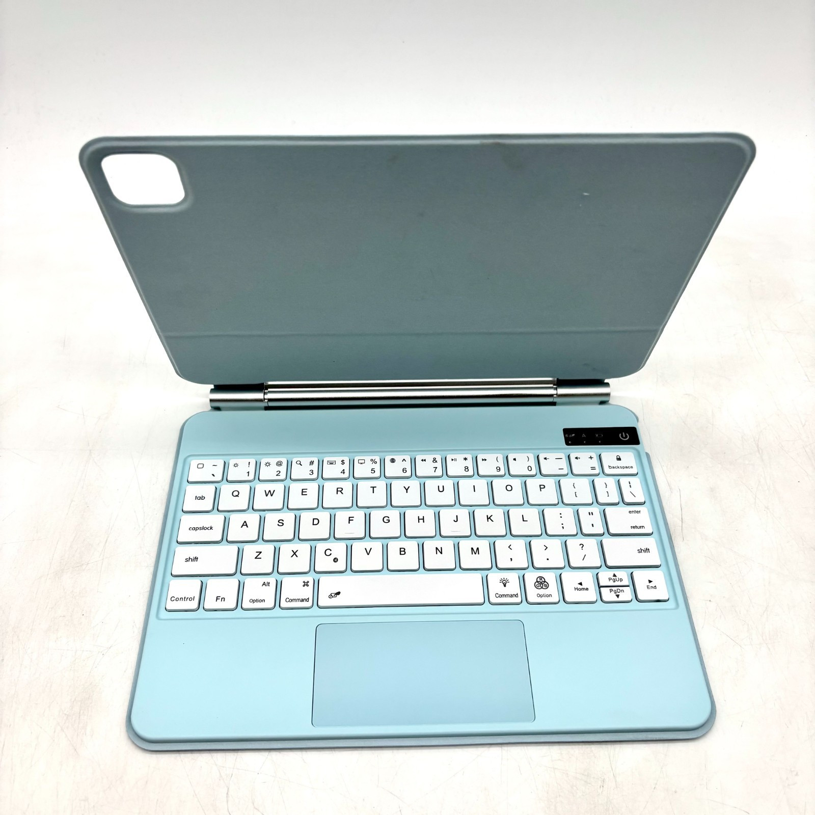 Light Blue Wireless Magic Keyboard Case with Built-in Touchpad for Air 4th Gen