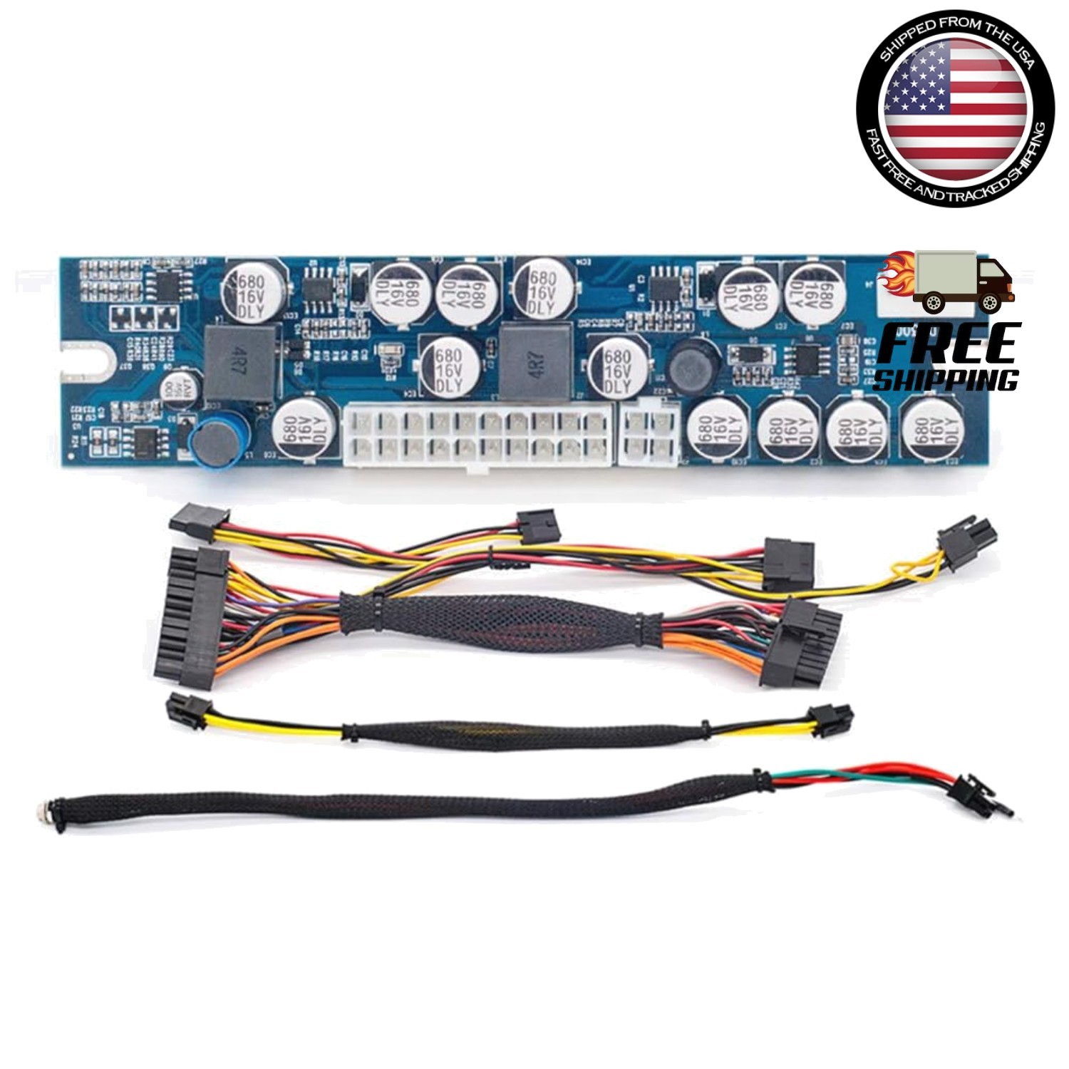 1106 DC to DC ATX PSU 300W 12V Mini ITX PC Power Supply with 24pin Connector