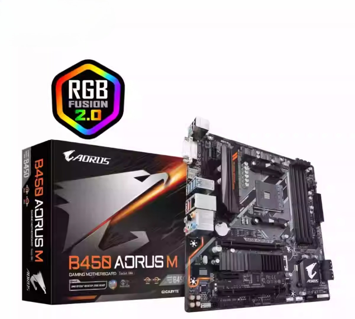 For Gigabyte B450 AORUS M AMD AM4 DDR4 M-ATX Motherboard Tested