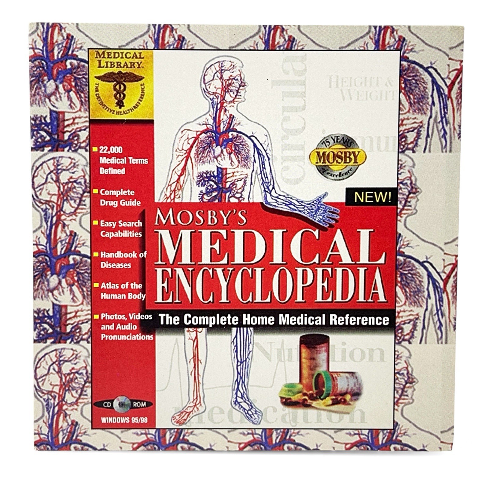 VTG 1995 Mosby’s Medical Encyclopedia CD-ROM - Windows 3.1 (or higher)