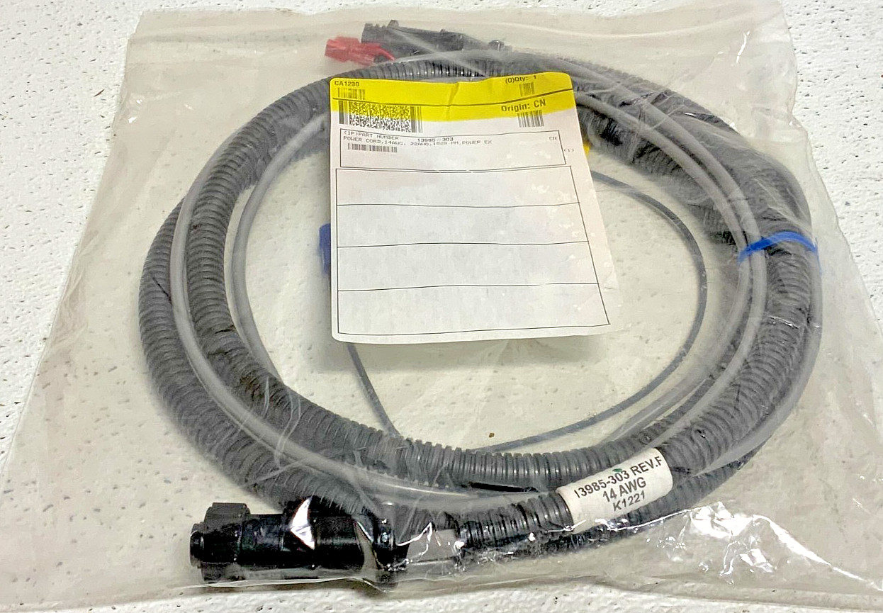 New Zebra 13985-303 Power Extension Cable for PS1300 Type B 1828mm 14AWG CA-1230