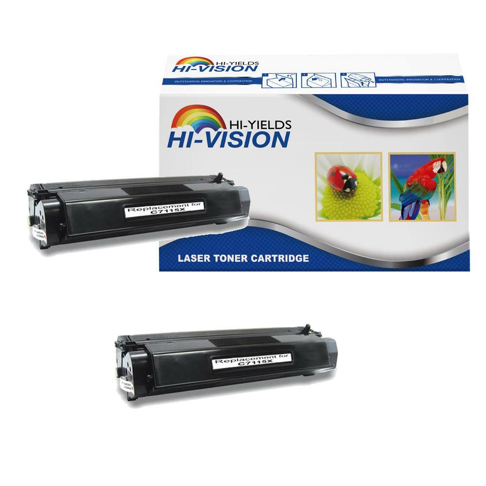 2 toner Cartridge replace for HP LaserJet 1200 series C7115X 4000 Pages Printer