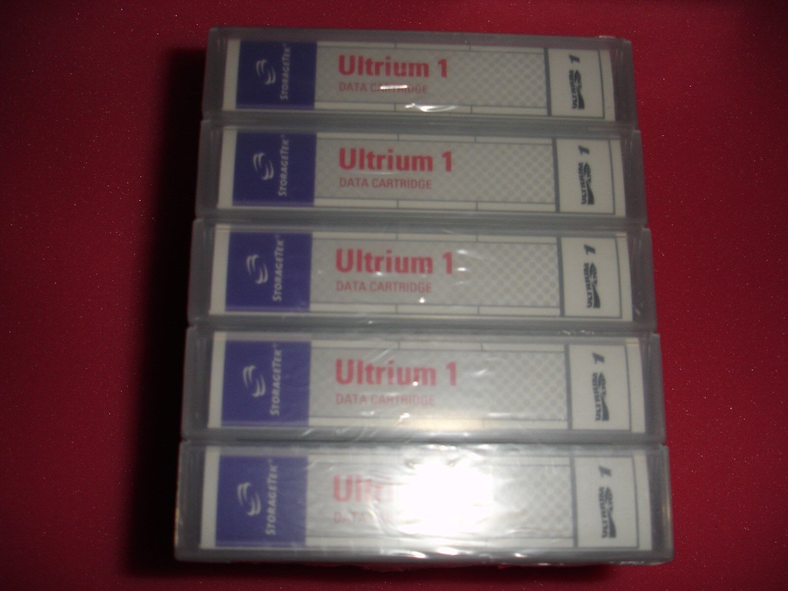 5 Pack  StorageTek Ultrium 1 LTO-1 100/200GB tape cartridge NEW SUN MEDLT01 