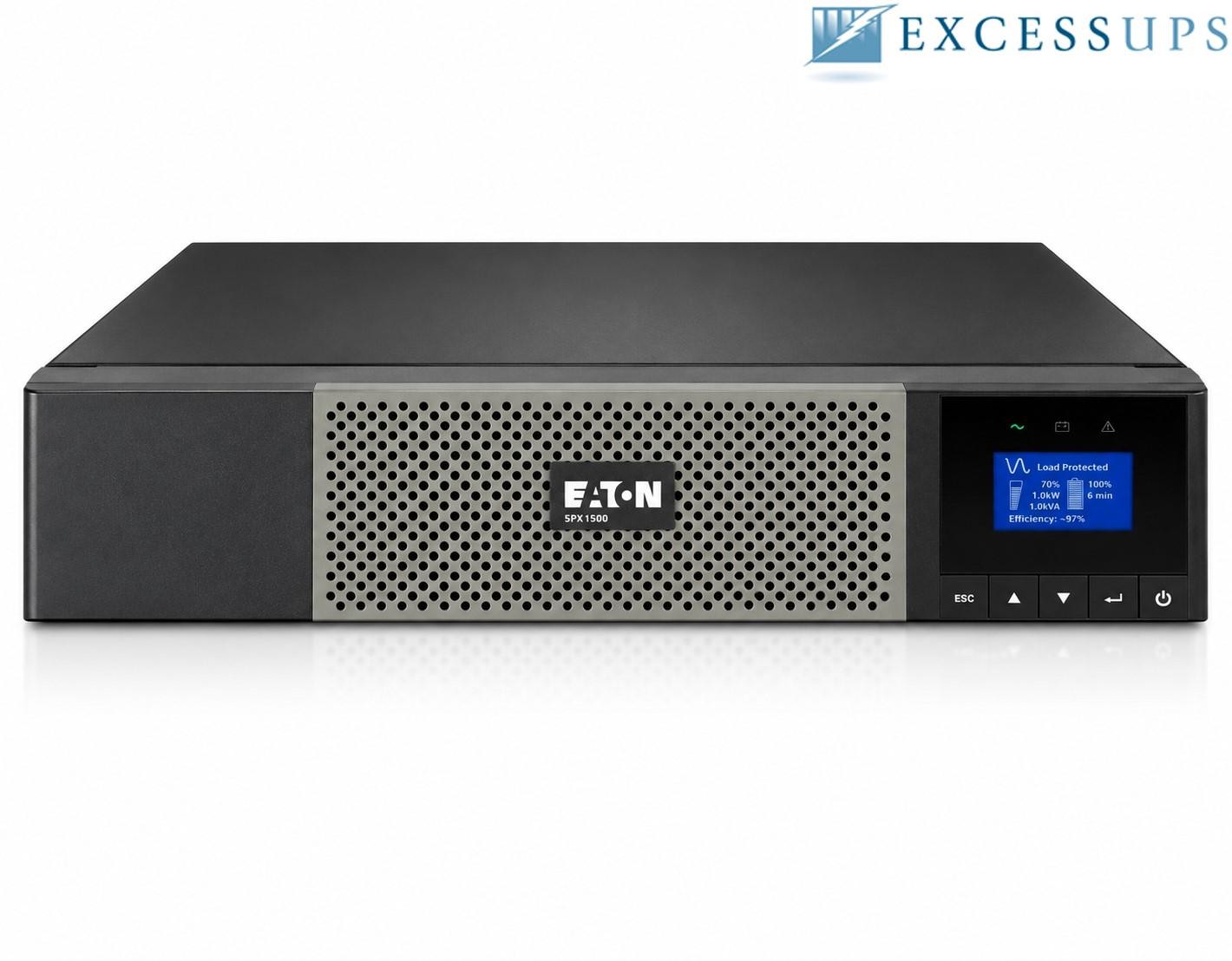Eaton 5PX UPS 1500VA 1440W Network-M2 120V 5PX1500RTN, Output: (8)5-15R - Ref...