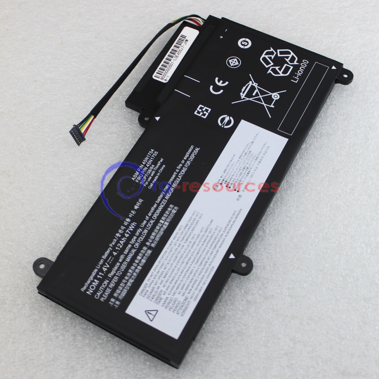 Laptop 45N1754 45N1755 Battery For Lenovo ThinkPad E450 E450C E455 E460 E460C