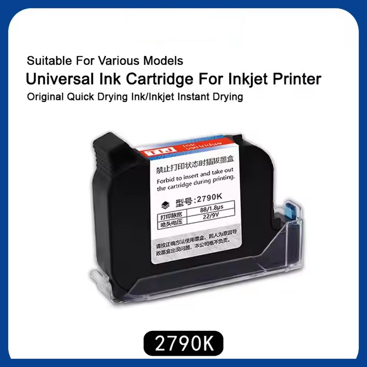 Replacement 3PCS Ink Cartridge for Handheld Inkjet Printer Fast Dry 12.7mm