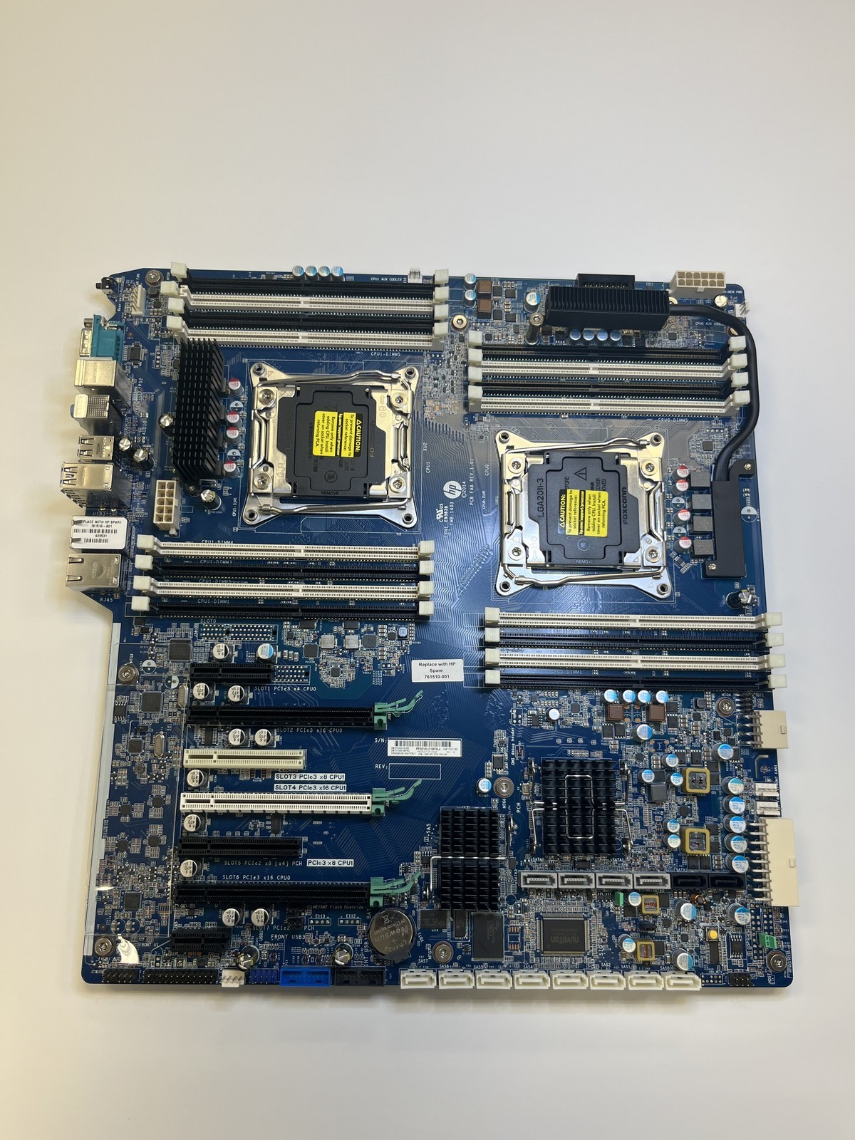 761510-001 HP Z840 Workstation System Board Dual CPU FCLGA2011-3 16 DDR4 DIMM Sl