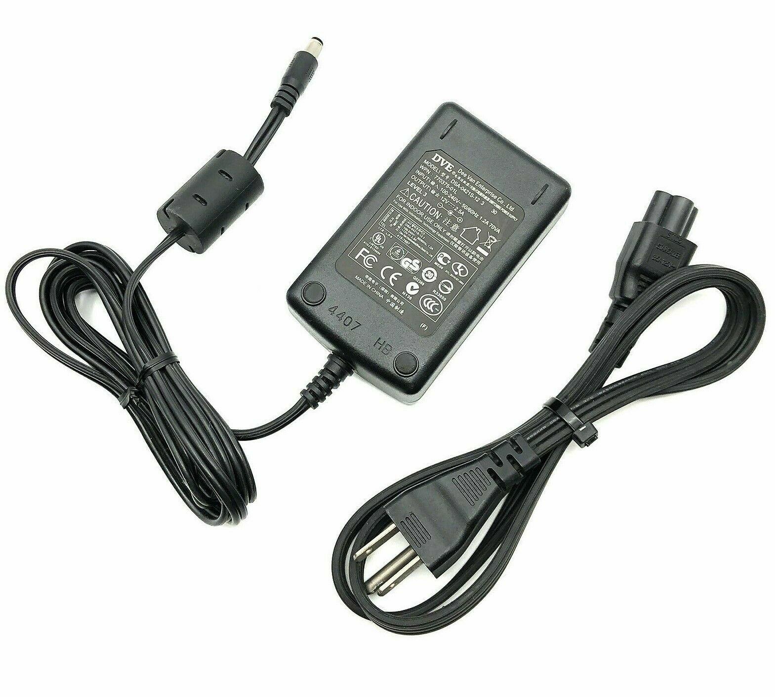 Genuine 12V DVE Adapter For X2Gen MW22U MG15VT MG17R LCD Monitors OEM