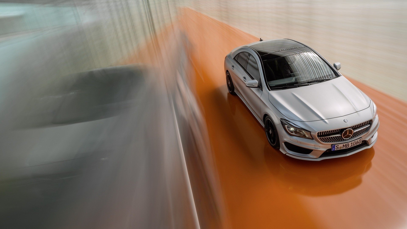 Cars amg mercedes benz cla 200 Desk Mat Stitched