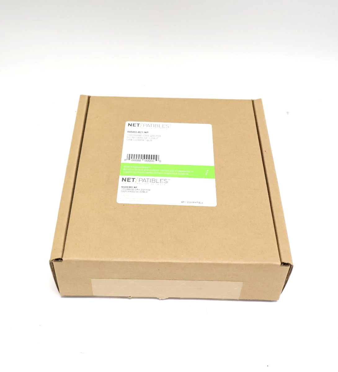 Net:Patibles 845402-B21-NP 100GBASE-CR4 QSFP28 50cm Passive Cable