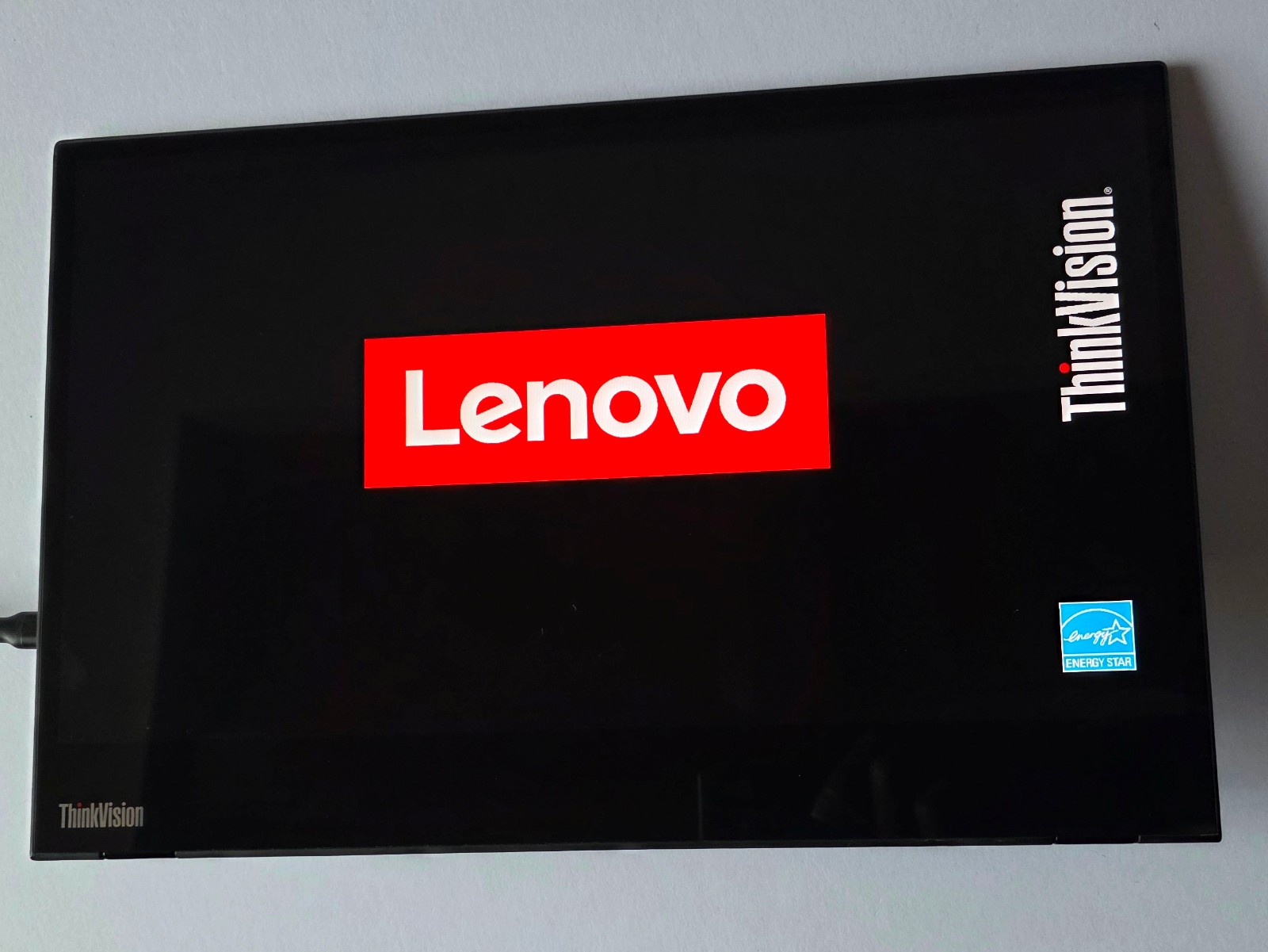Unused Black Lenovo ThinkVision M14t USB-C LED DISPLAY MONITOR ONLY -A20140FX0