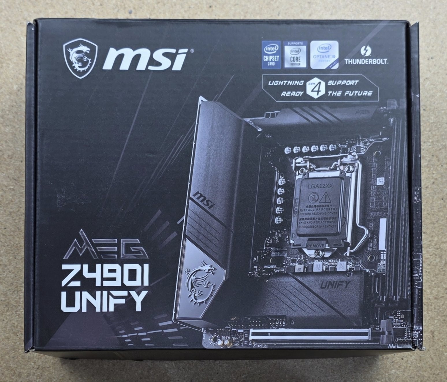 MSI MEG Z490i UNIFY LGA 1200 Intel Z490 DDR4 Mini ITX Intel Gaming Motherboard