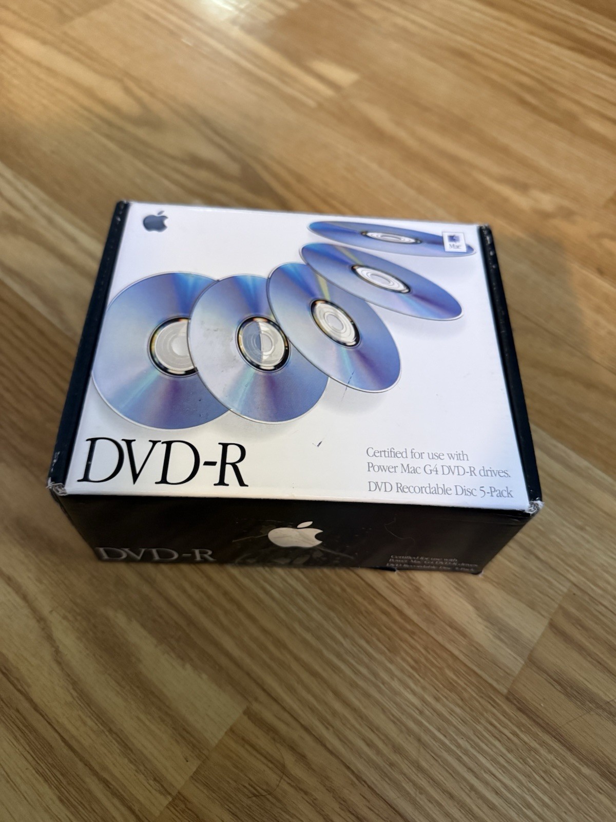 3 Genuine Certified Apple 4.7GB DVD-R  Discs For Use With Power Mac G4