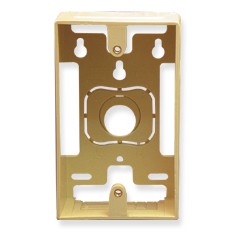 Mounting box 1-gang ivory