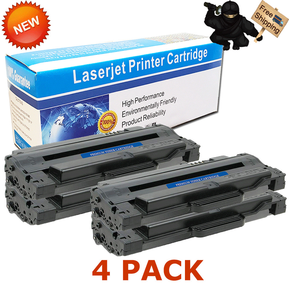4PK MLT-D105L Toner For Samsung ML-2525 ML-2525W ML-1915 SCX-4623F SCX-4600