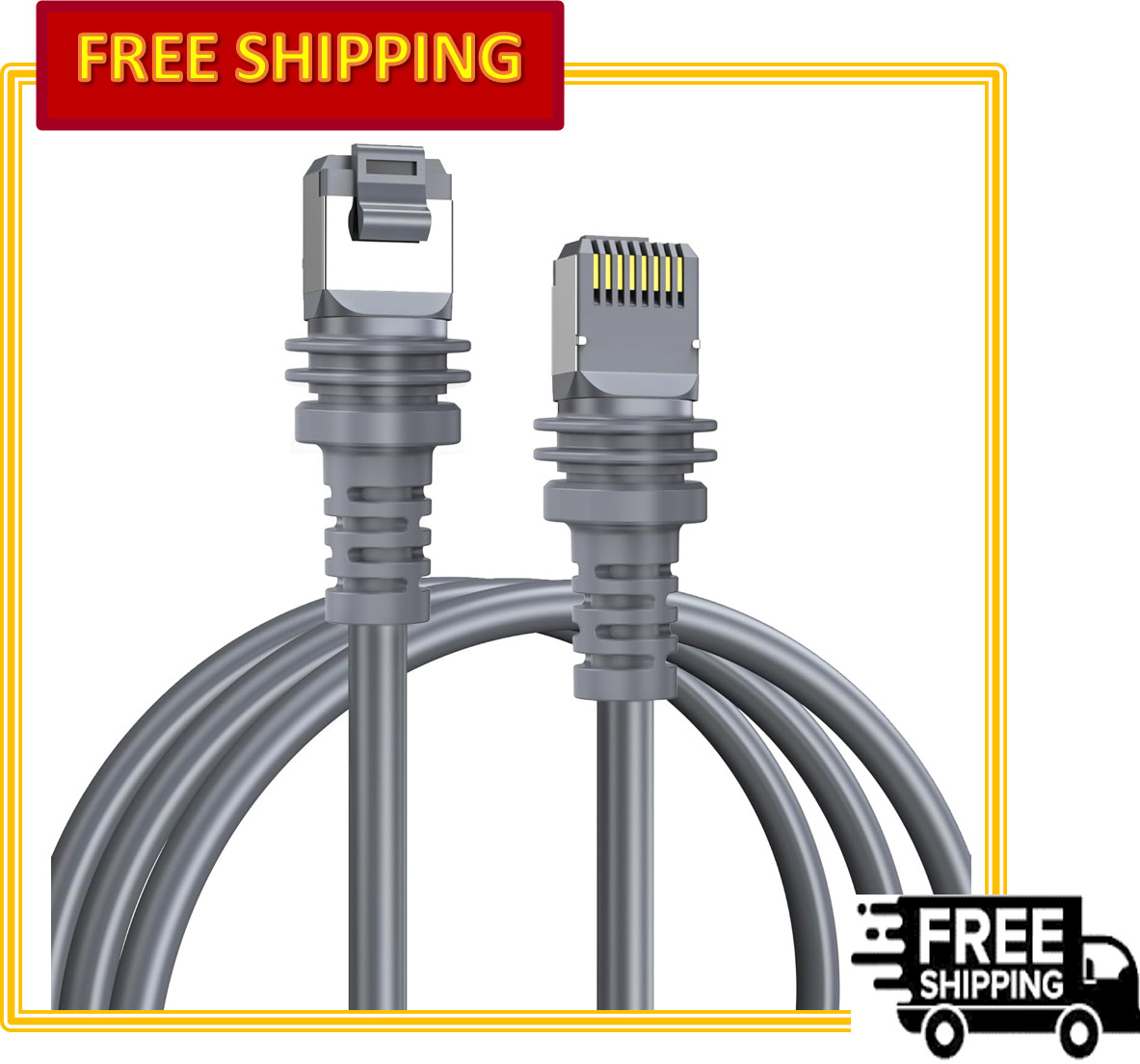 Starlink Gen 3 Replacement Cable Waterproof Ethernet Extension Routing Kit, Gray