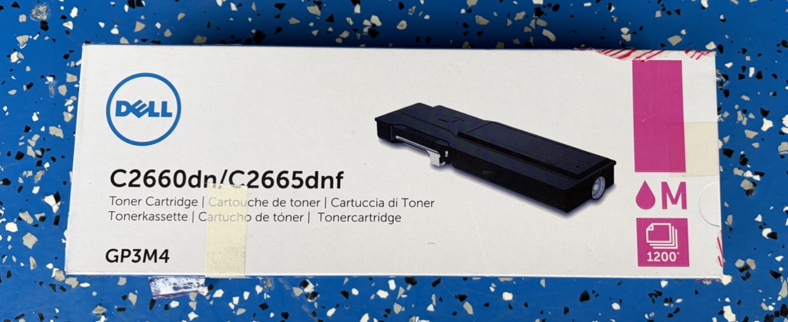 NEW Dell GP3M4 C2660dn/C2665dnf Magenta Laser Toner Cartridge 1200 Sealed