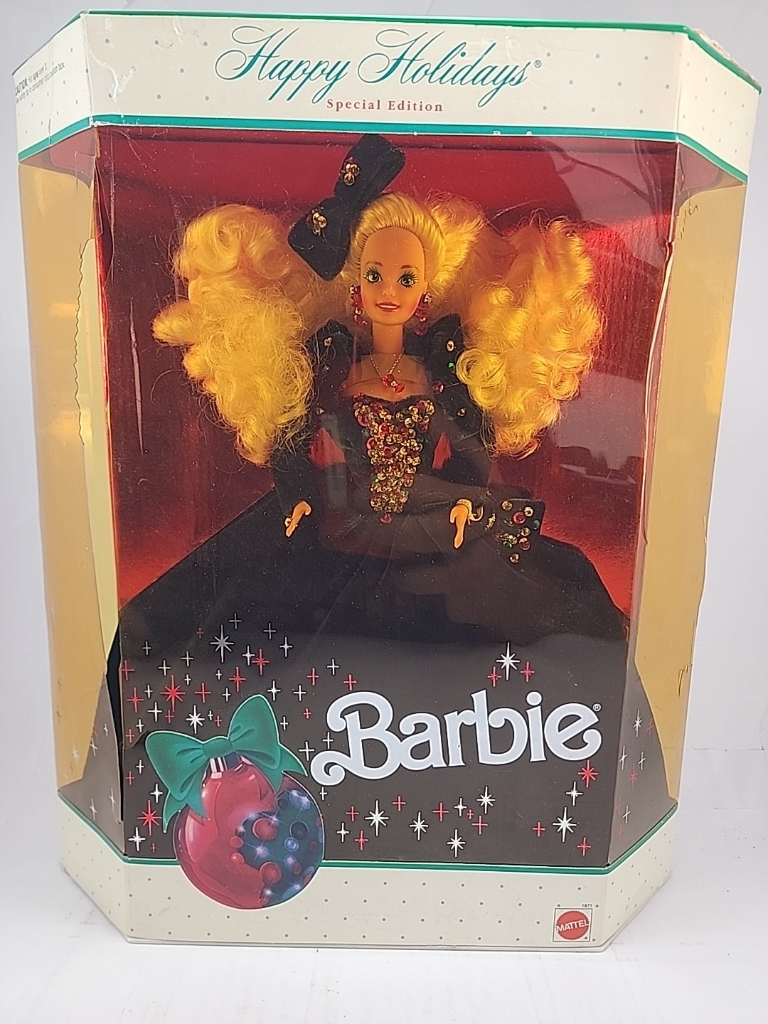 Vintage Barbie Holiday Christmas 1991 Happy Holidays Barbie Special Edition 