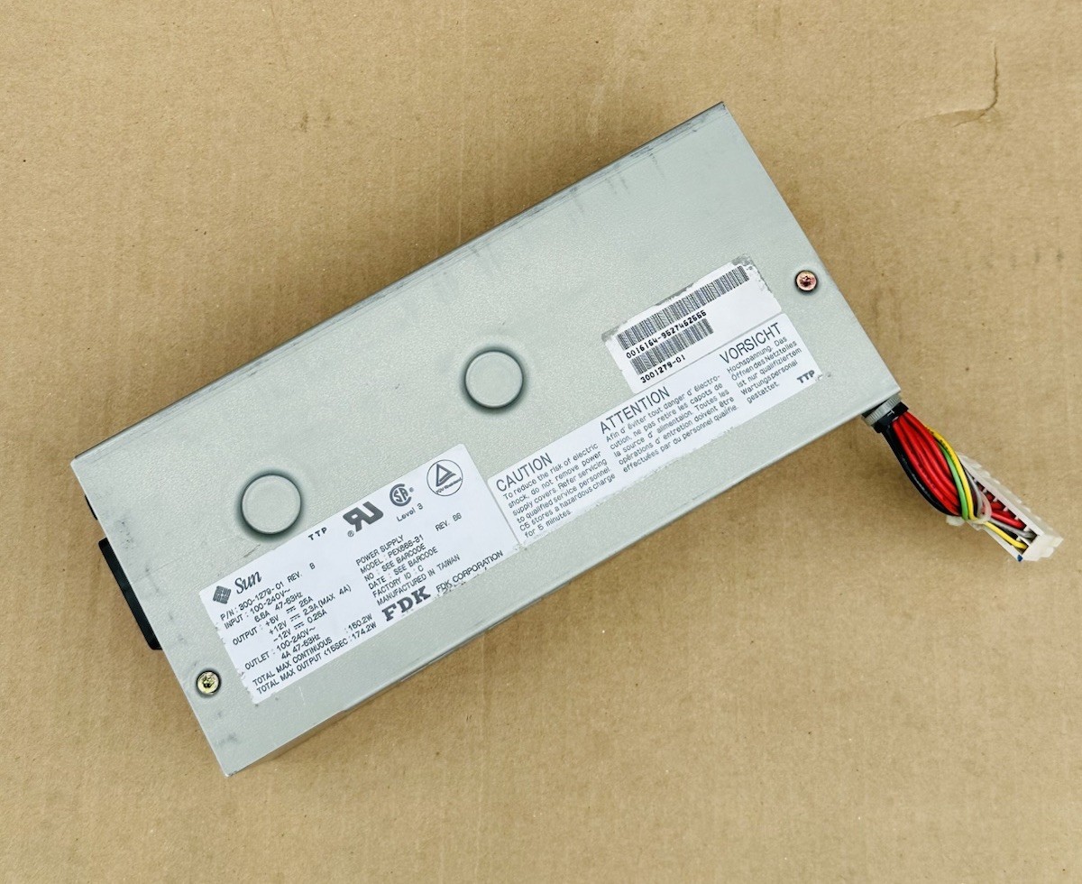 Sun Sparcstation 5 / 20 Workstation 300-1279-01 Power Supply PEX668-31